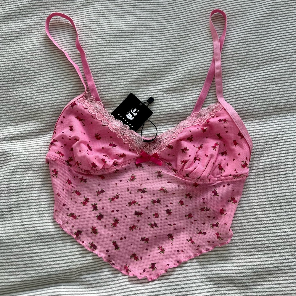 Garage Pink Floral Camisole